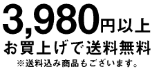 3,980円以上お買上げで送料無料