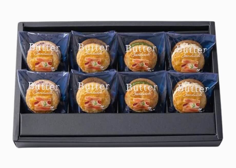 ホシフルーツの出産内祝い・お返し_発酵バターと果実のバターサンド 8個