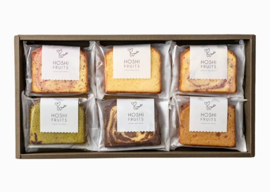 ホシフルーツの誕生日祝いスイーツ・お菓子_果実のしっとりパウンドケーキ 6個