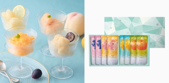 ホシフルーツの出産内祝い・お返し_パインなどをトッピングした、濃厚チョコホールケーキ。
