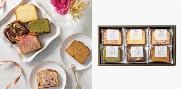 結婚祝いのお返し・内祝いにおしゃれなお菓子・旬のフルーツ_ホシフルーツ_果実のしっとりパウンドケーキ