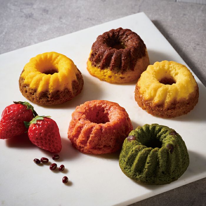 ホシフルーツ いちごや小豆を使ったクグロフ_ホシフルーツ_果実のミニョン・ド・クグロフ　6個