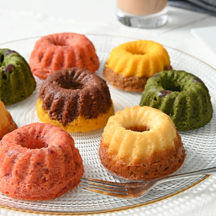 ホシフルーツ 色とりどりのクグロフ_果実のミニョン・ド・クグロフ　9個