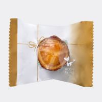 オレンジ個包装_【タグ対応可】ホシフルーツ煌めき果実のカップケーキ ＜バラ売り＞