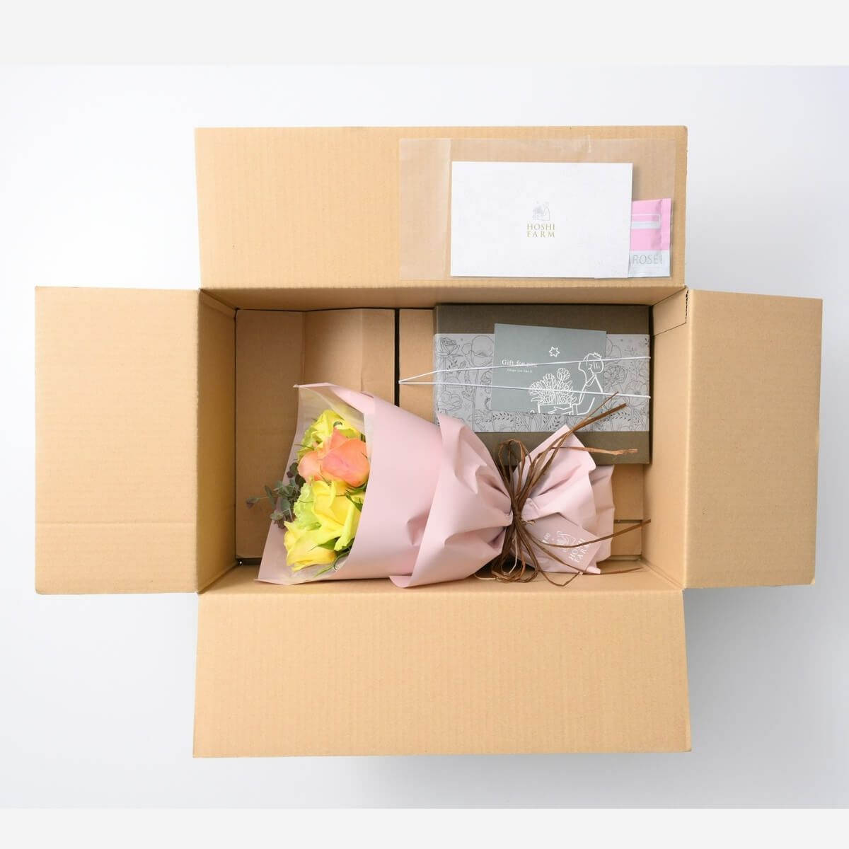 ホシファーム　フリルブーケ８本＆ホシフルーツ　贅沢ブラウニー　６個