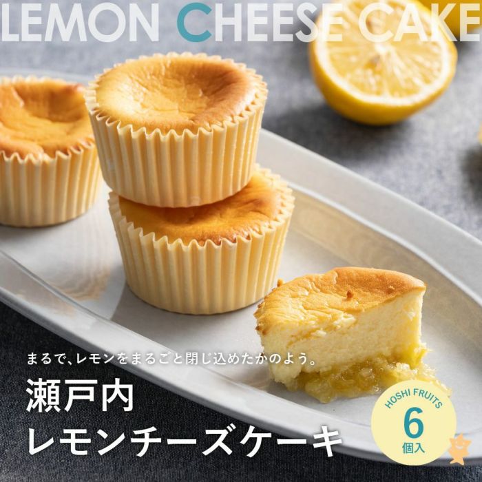ホシフルーツ_瀬戸内レモンチーズケーキ６個入