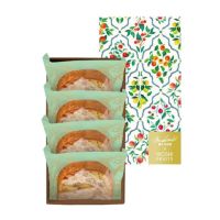 望月完次郎シェフ×ホシフルーツコラボ　７種のフルーツが詰まった「デザートパウンドケーキ」４個