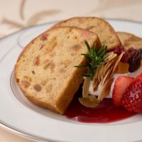フルーツを使ったパウンドケーキ