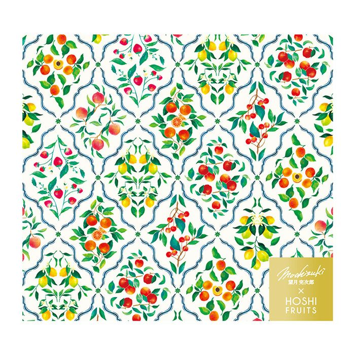 フルーツ柄の化粧箱_望月完次郎シェフ×ホシフルーツコラボ　７種のフルーツが詰まった「デザートパウンドケーキ」8個