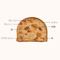 断面フルーツ_望月シェフ×ホシフルーツ　７種のフルーツが詰まった「デザートパウンドケーキ」＜ばら売り＞