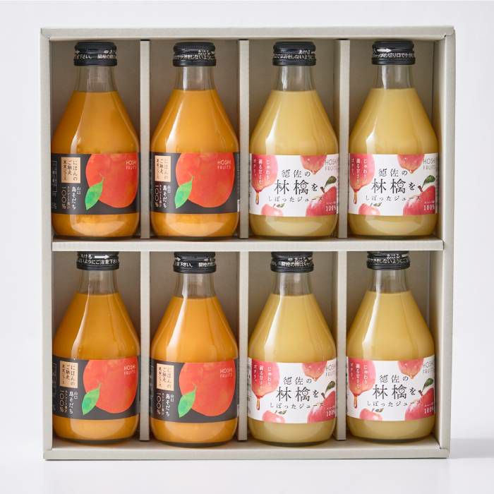 ホシフルーツ　山口島そだち・徳佐林檎　8本