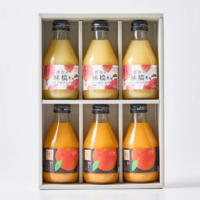 ホシフルーツ　山口島そだち・徳佐林檎　６本